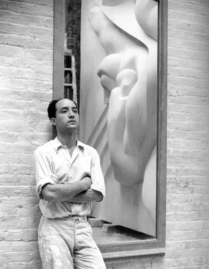 Isamu Noguchi Working