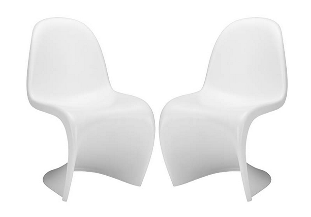 Poly and Bark S Chair in White
