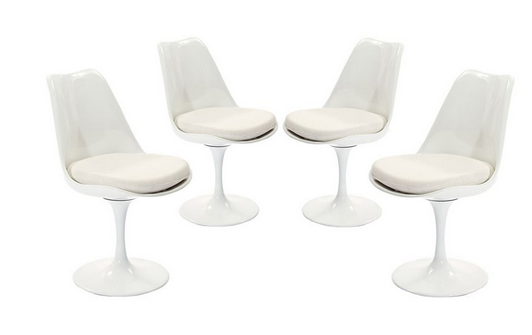 Set of 4 Modway Lippa Dining Chairs