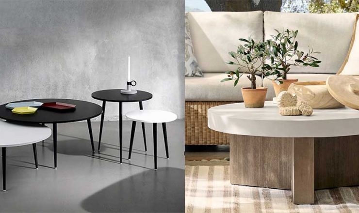 Small Round Coffee Table for Tight Spaces & Smaller Rooms