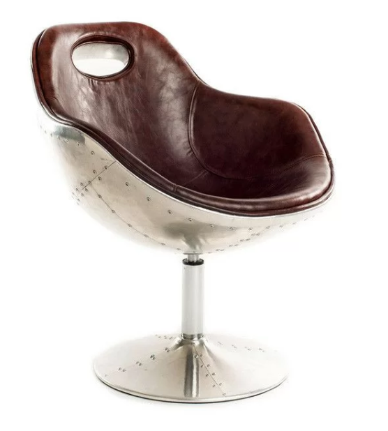 Wheeler Swivel Armchair